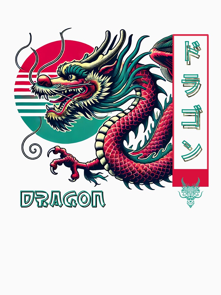 Dragon Japan - Classical Art by UrbanLayers