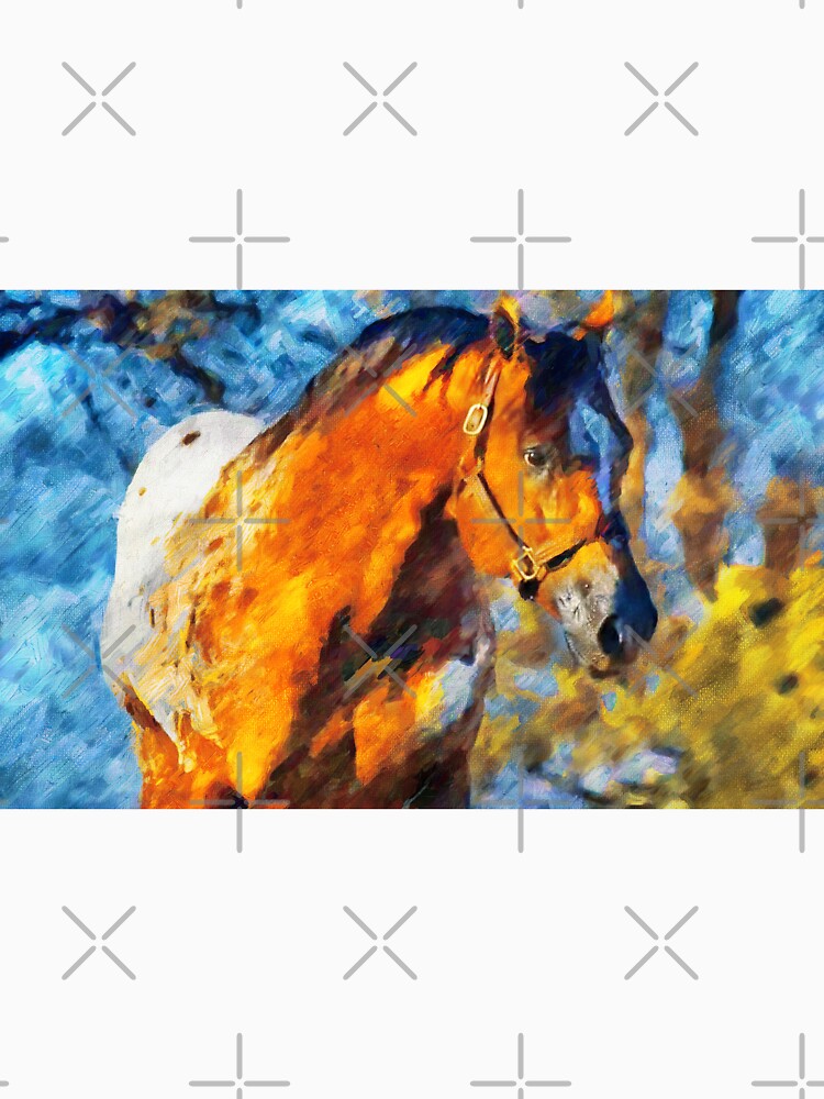 Friendly Appaloosa horse – digital painting by NickoPrints