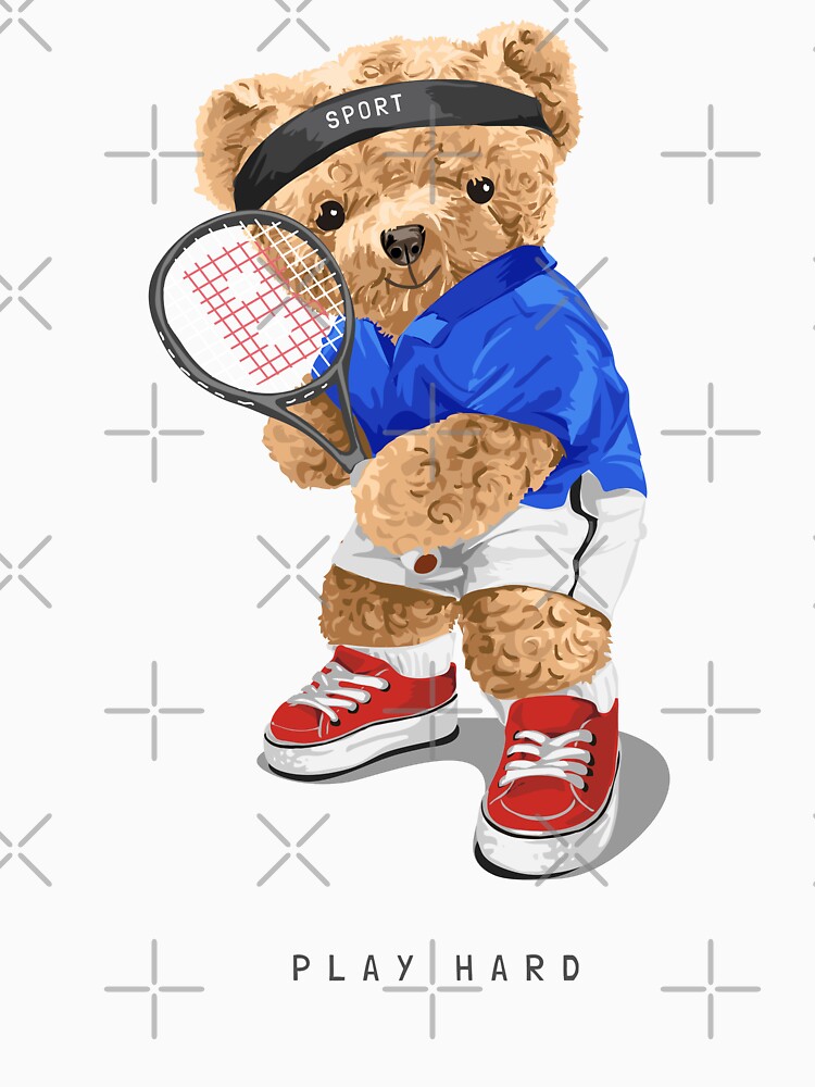 Play Hard - Cool Bear Merch by Froyd Wess