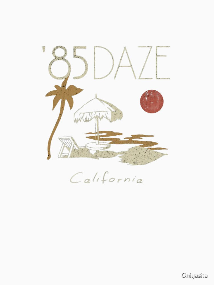 Vintage California Beach Retro Summer by Oniyasha