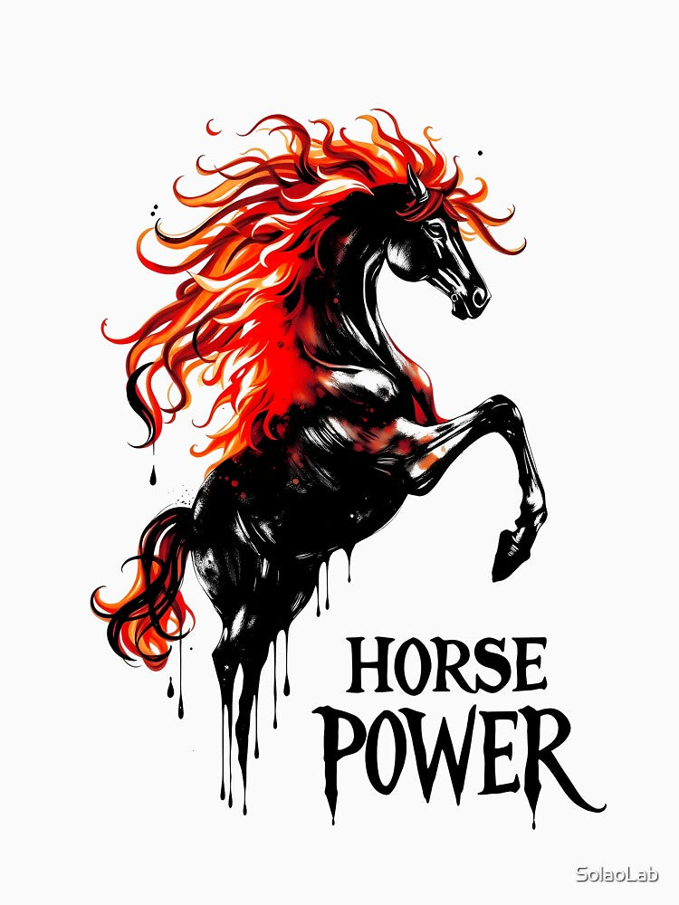Fire Horse Power - Gothic Style by SolaoLab