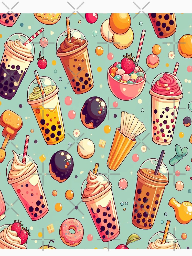 Bubble Tea Pattern by asbno19