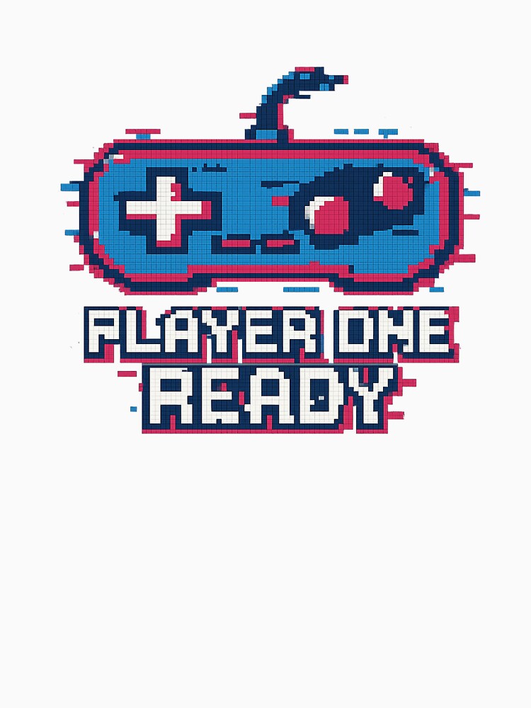 Player One Ready – Glitch Pixel Controller by ShadowScales Art