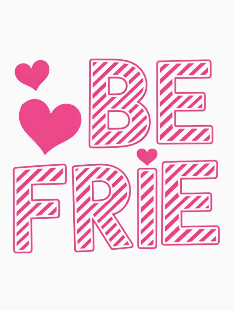 Best Friends Matching Couple Be Frie Valentine's Day Hearts by TrinaEspinoza