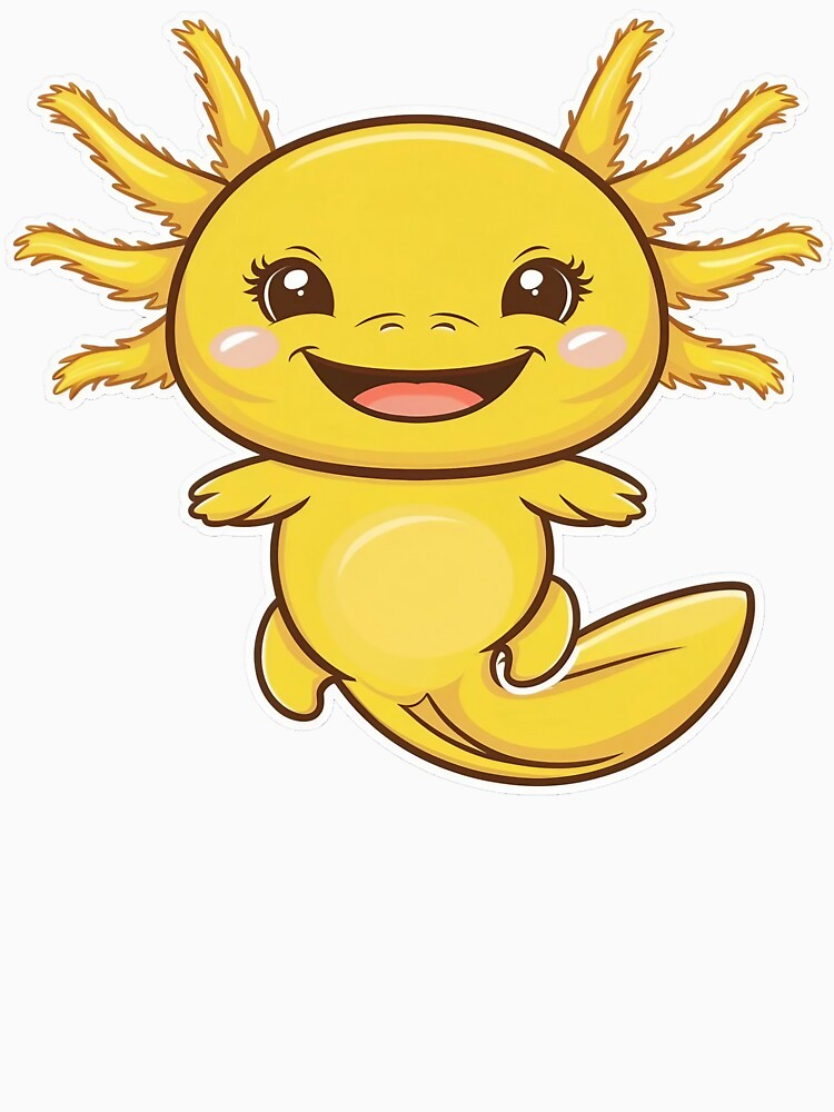 Happy Tiny Axolotl by EclipseArtworks
