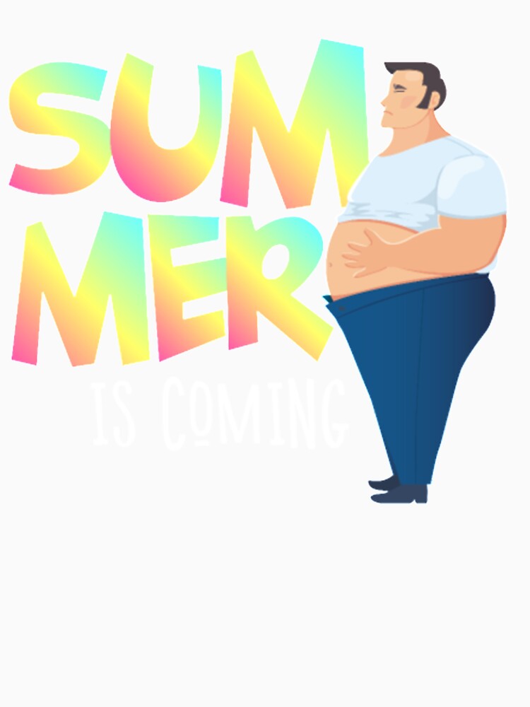 Summer is coming Bikini figure belly Tshirt by Clavitaps