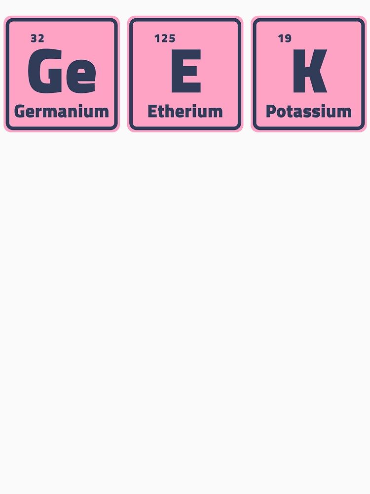 Geek - Periodic Table Elements by m95sim
