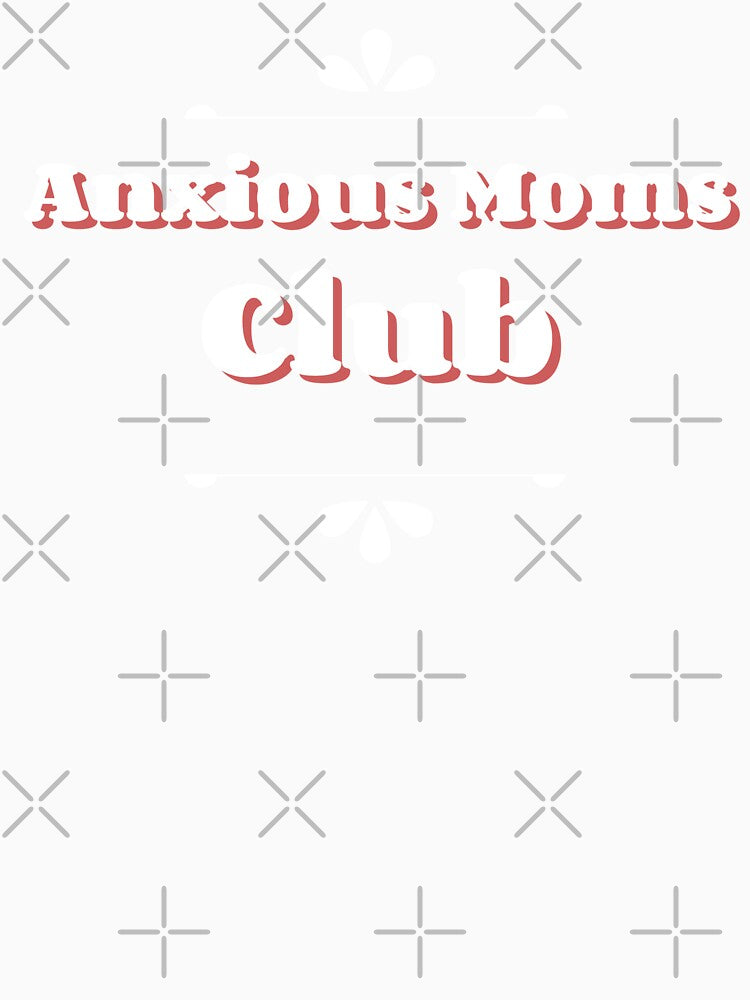 Anxious Mom Life | It's A Thing | Funny Exhausted Mom Shirt Retro Tired Moms Club Tee by RandisTees
