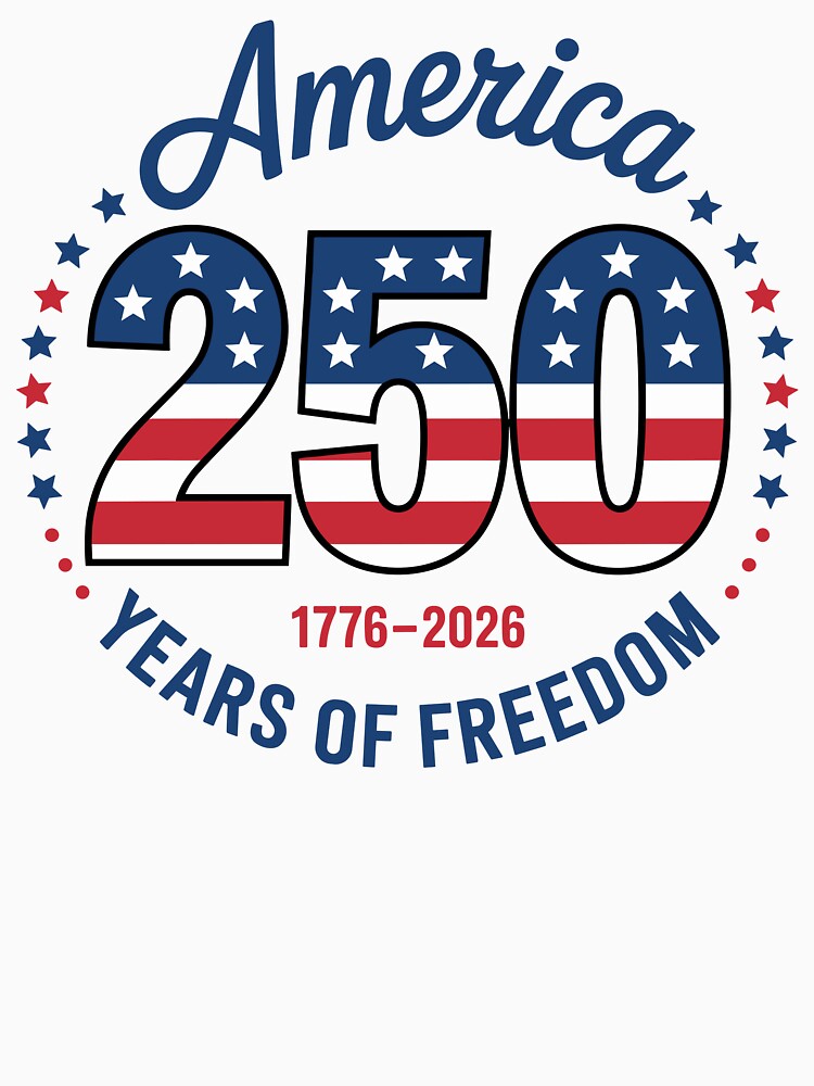 Patriotic USA 250th Anniversary 1776-2026 Celebration by Artico-Designs