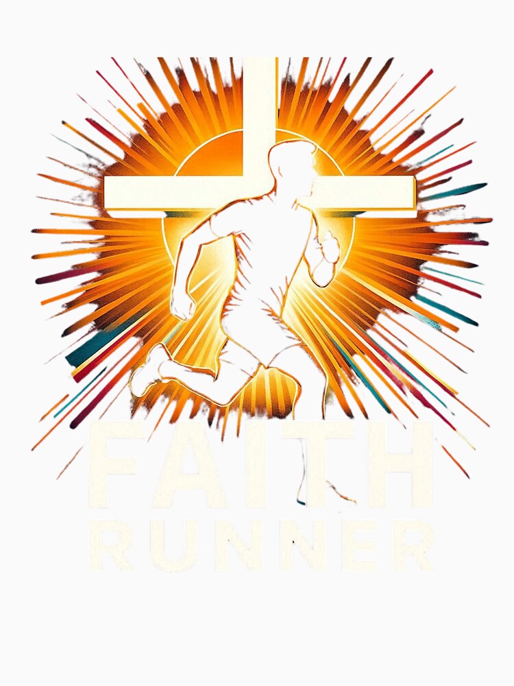 Faith Runner Christian by echoink-studio