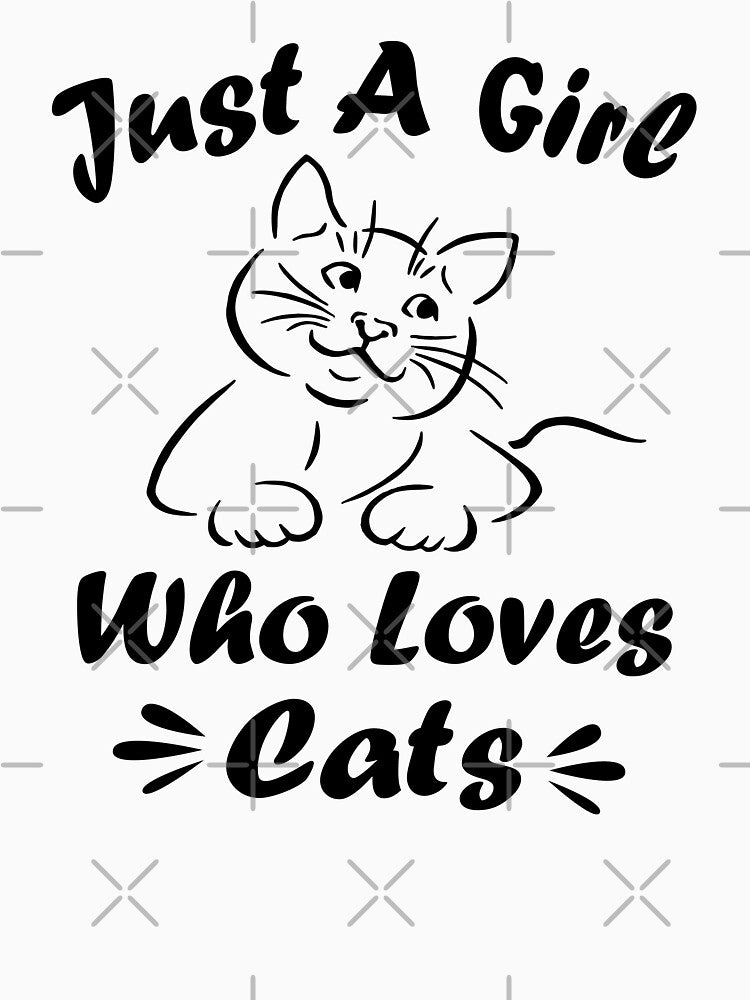 Just A Girl Who Loves cats by B3N-arts