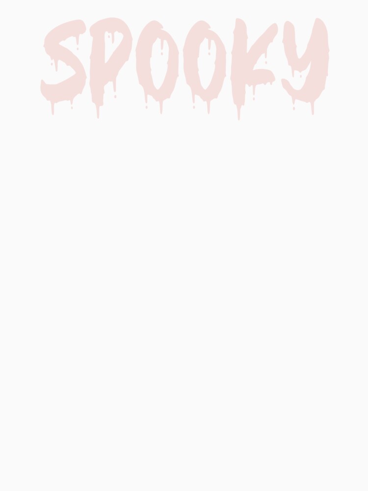 PINK ON WHITE SPOOKY BLOOD DRIP by RomeArtCo
