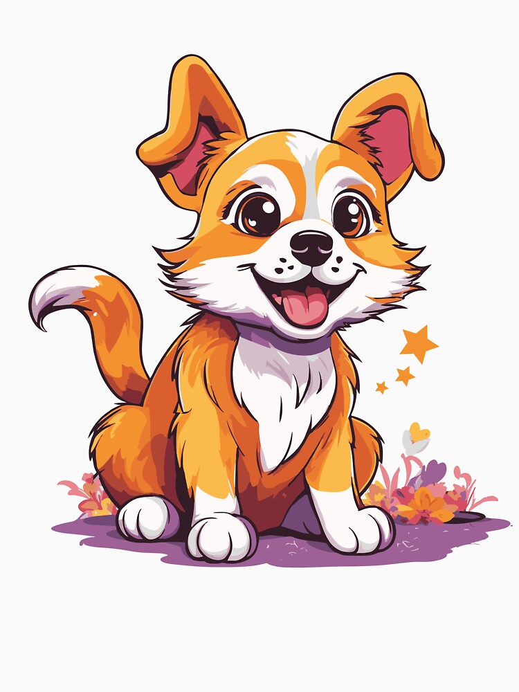 Playful kids dog t shirt design, vector graphic, colorful, adorable Dog Lover Design – Funny Puppy Art for Pet Owners by Artimax-Studio