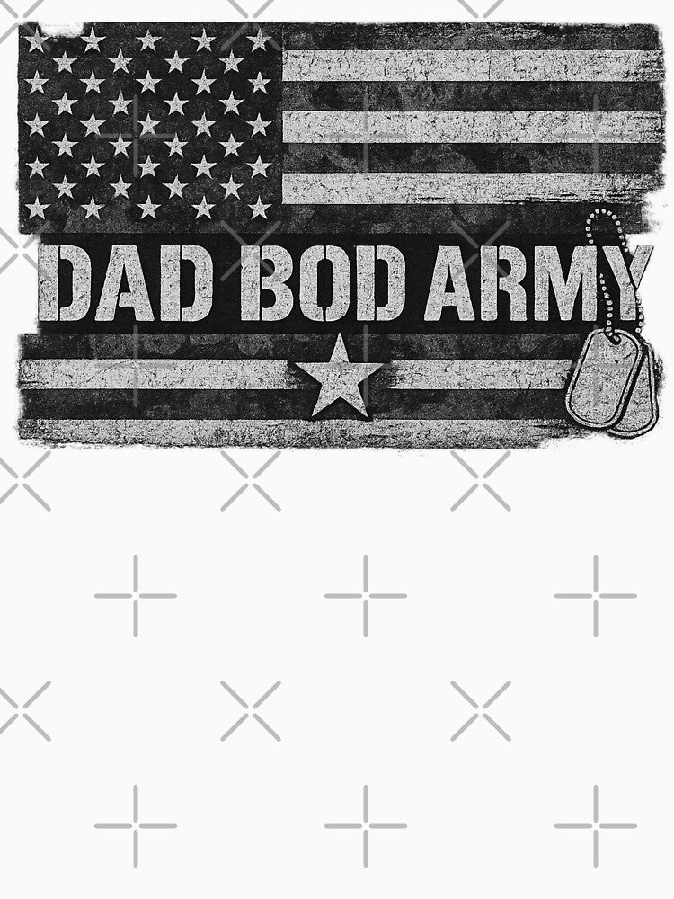 Dad Bod Army – Funny Dad Graphic by Threadfellas702