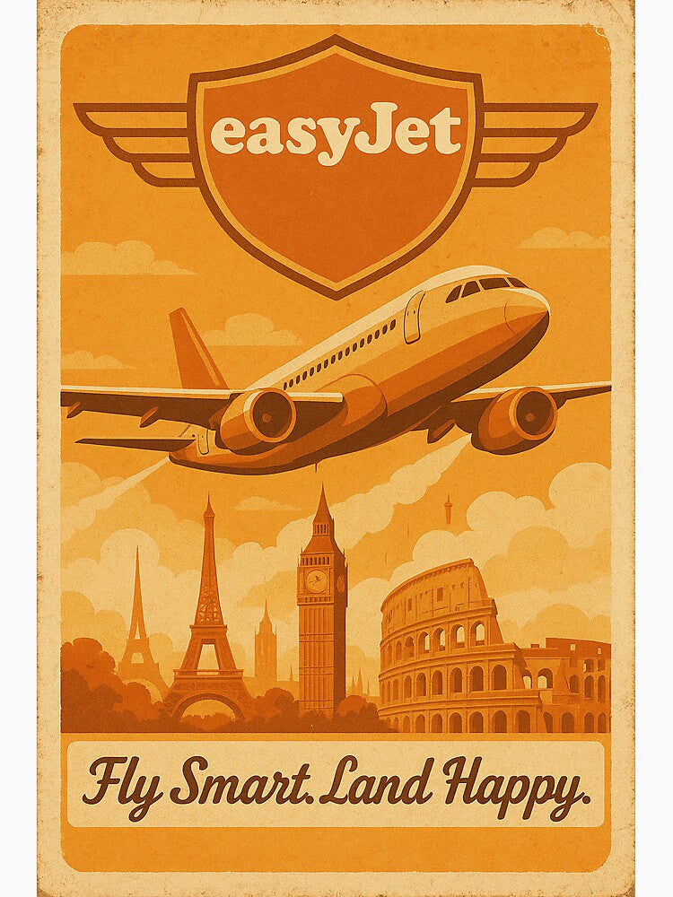 easyJet Fly Smart Land Happy by Skyframe Aviation