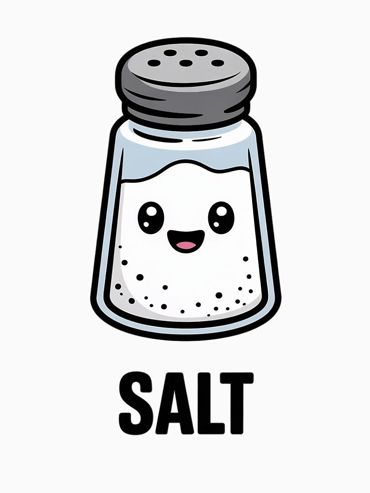Salt Matching Pepper And Salt Couple by Vexat062Art