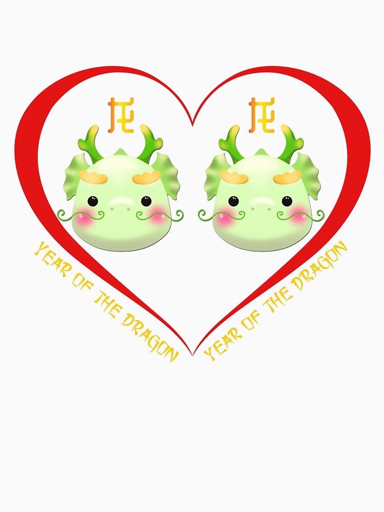 Year Of The Dragon And Year Of The Dragon Couples Cute Chinese Zodiac Animals by Karry-Pat