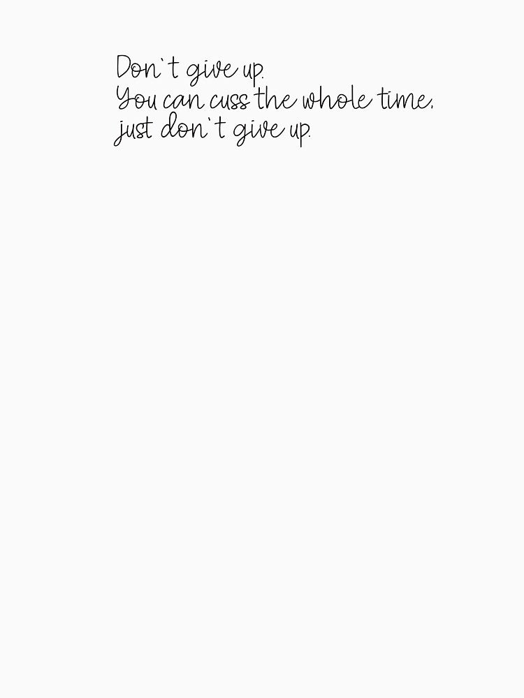 Dońt give up by maddimarie91
