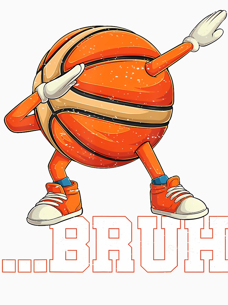 Dabbing Basketball Ball Bruh Funny Boys Sports Player by AndreaBonnie