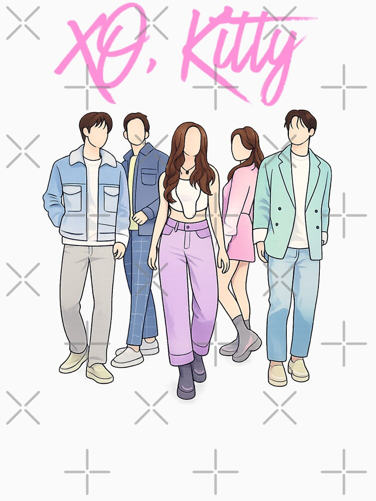 XO Kitty Fanart, Drama Fanart, Teen Romcom Gift by DIRTYSKETCHH