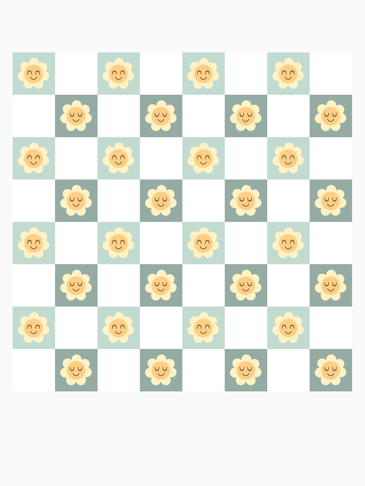 Cute Retro Flower Power Pattern by Julza Art