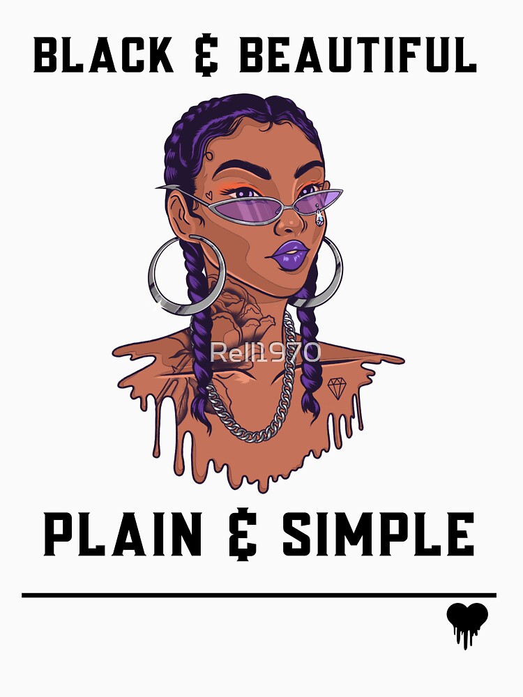 Black & Beautiful Plain & Simple design by Rell1970
