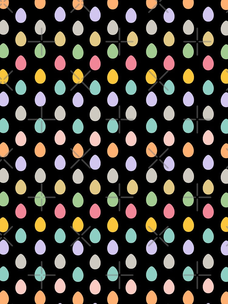 Easter eggs polka pattern by cutecrazytshirt
