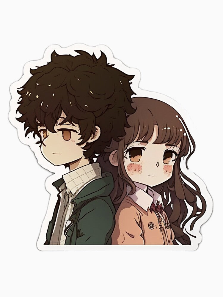 Cute couple by Stickerize124