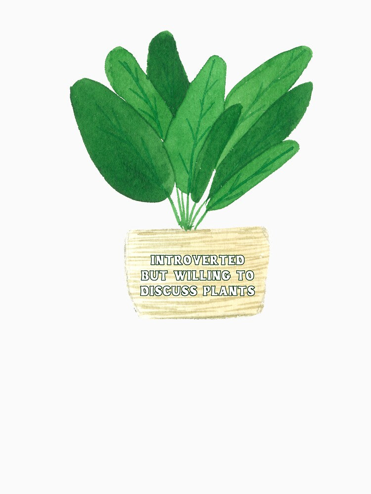 Introverted but willing to discuss plants by DearFawnStudio