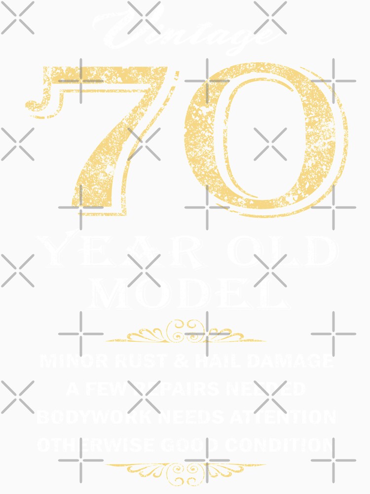 70th Birthday - Funny gift idea by HobzyMerch