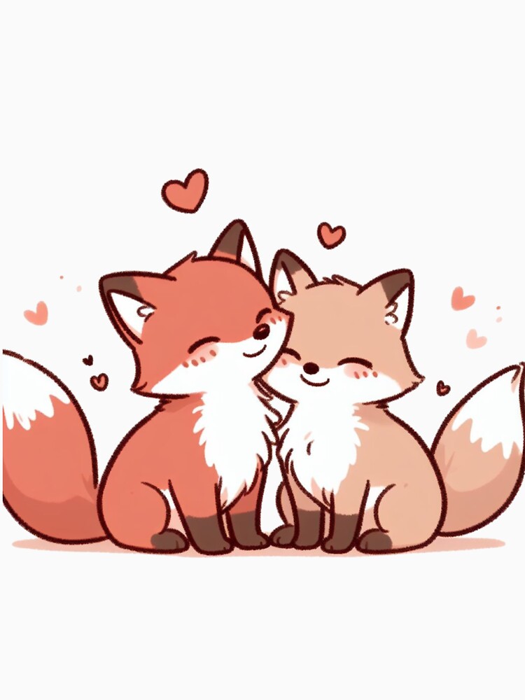 Fox Couple Valentine's Day by LemuellTrends