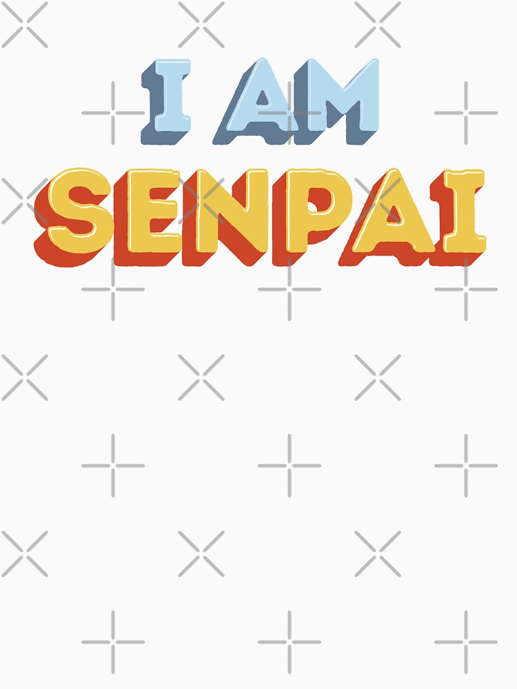 I am Senpai / If Found, Please Return to Senpai (Couple Shirt) Version 1 by teeworthy