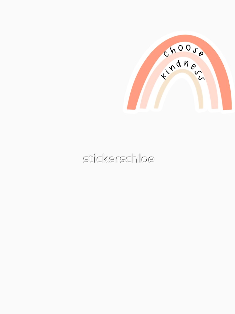 choose kindness rainbow by stickerschloe