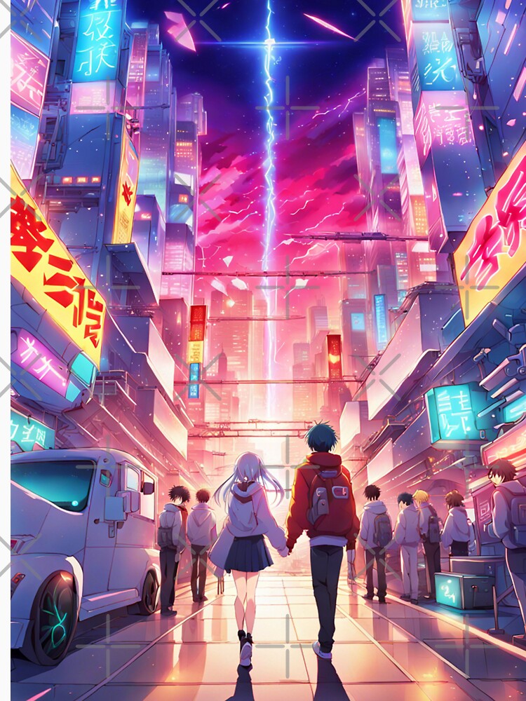 Couple walking in a modern city by ArtsJulian
