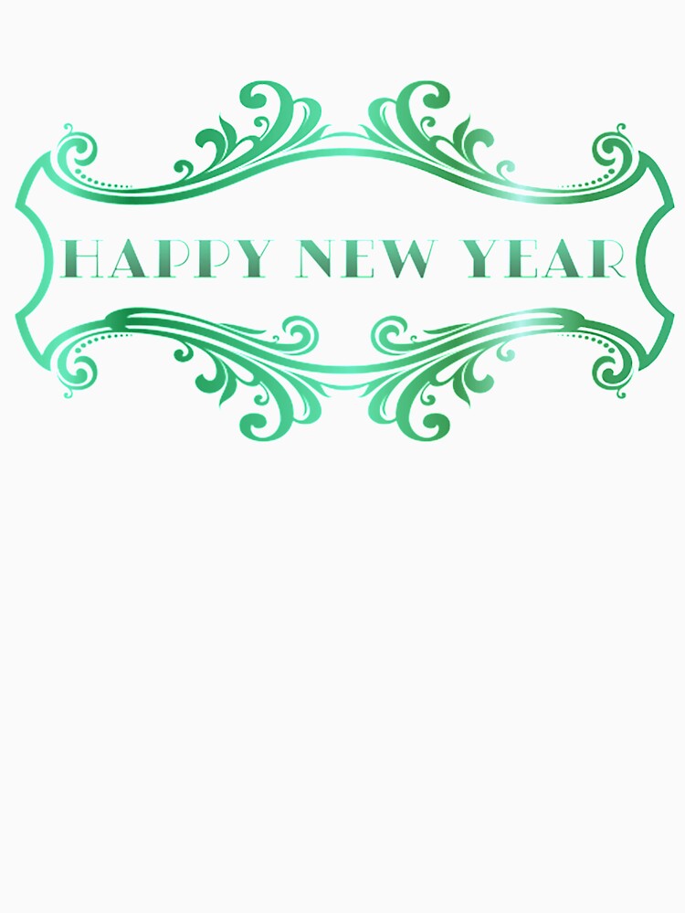 Happy New Year! Emerald Green by Wannabe Art