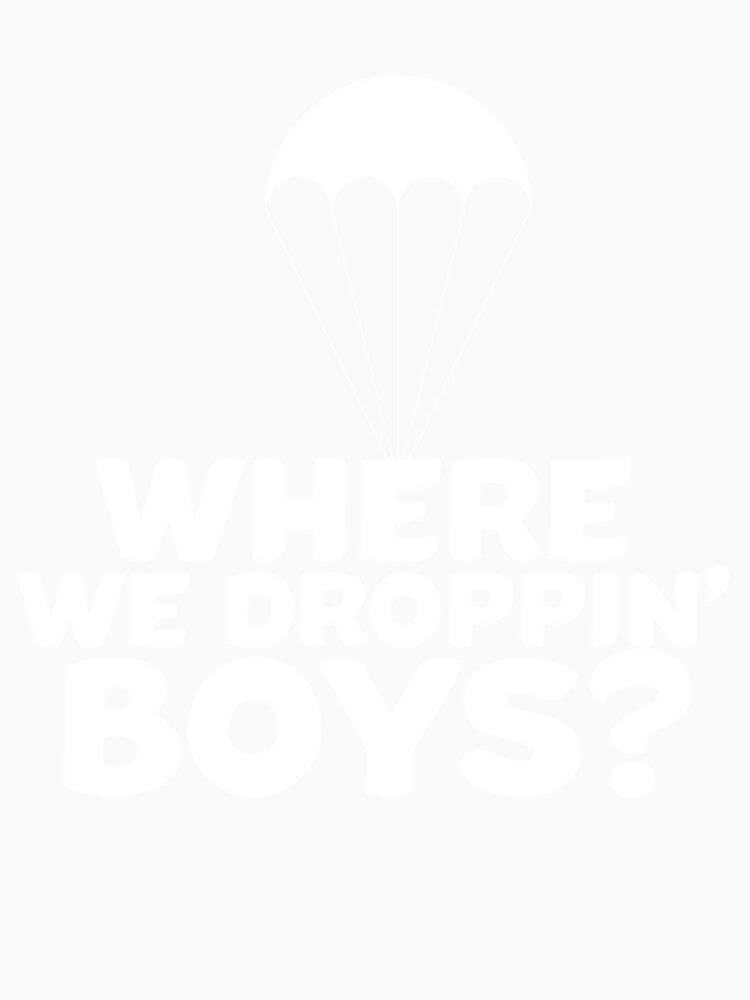Where we droppin Gaming Parachute mask shirt by ClamenTaon