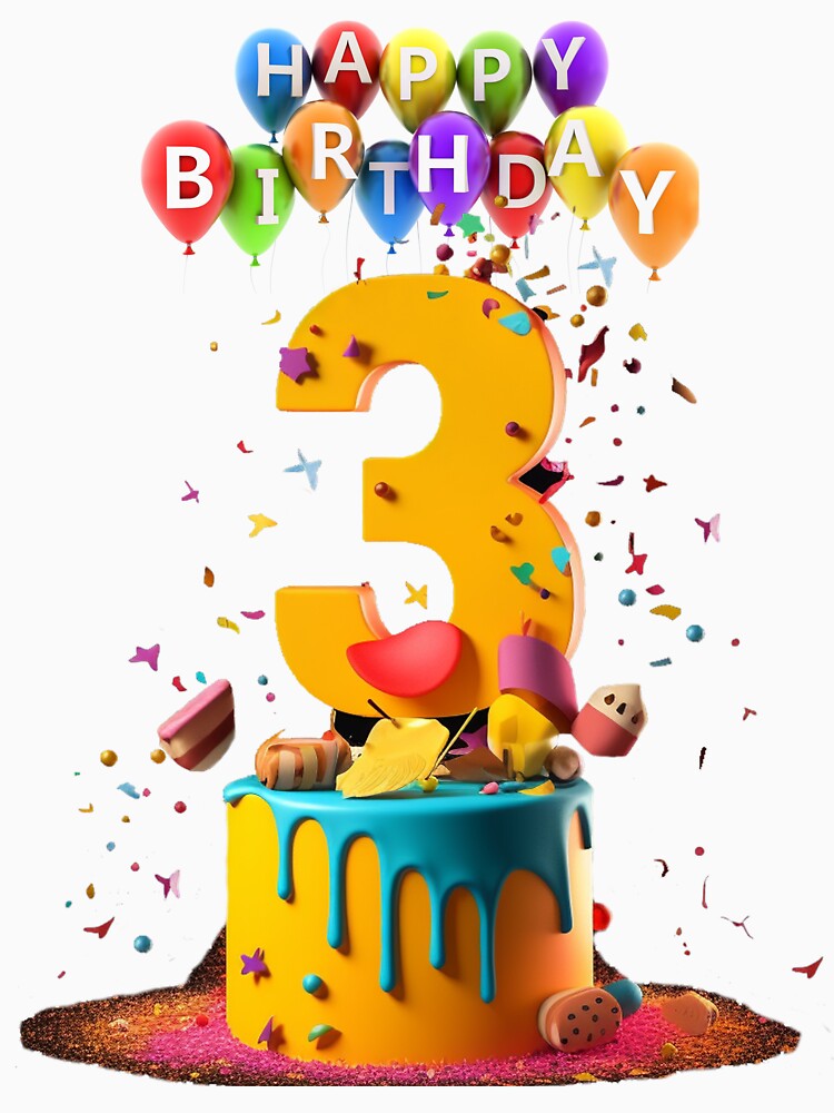Happy Birthday for 3 year by Krisekk