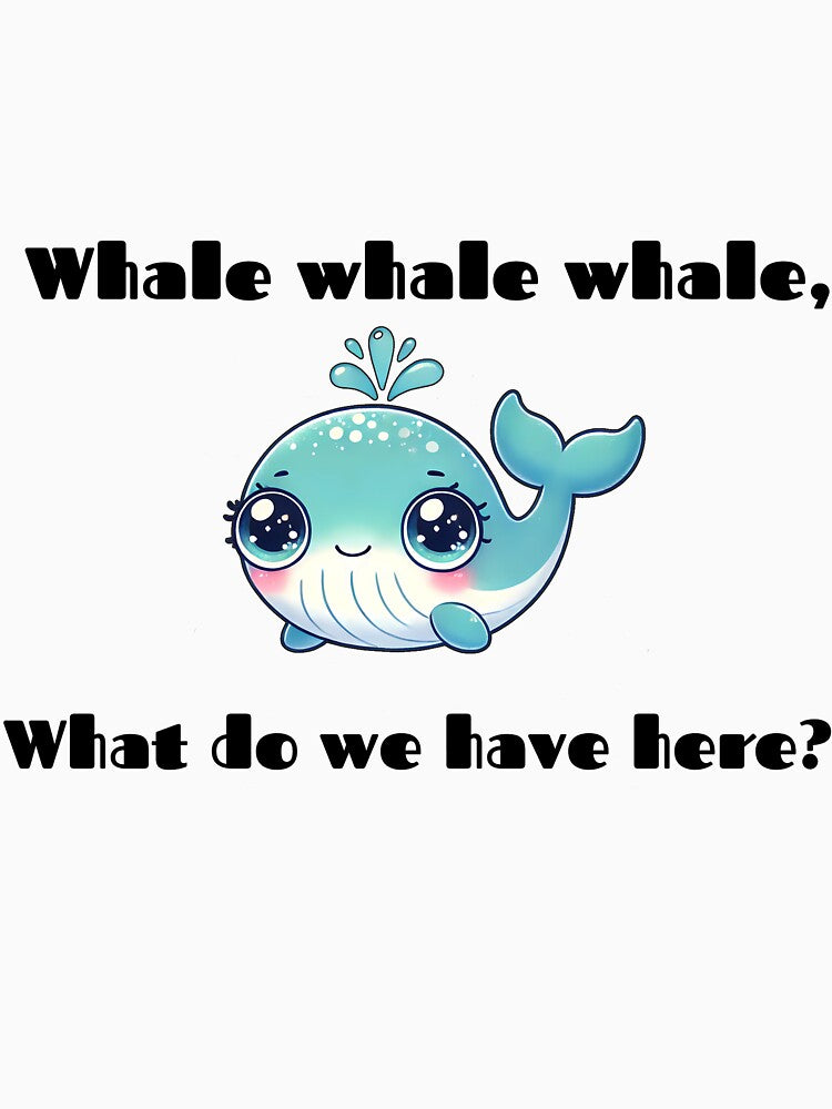 Adorable whale asking a question. by JennyFinns