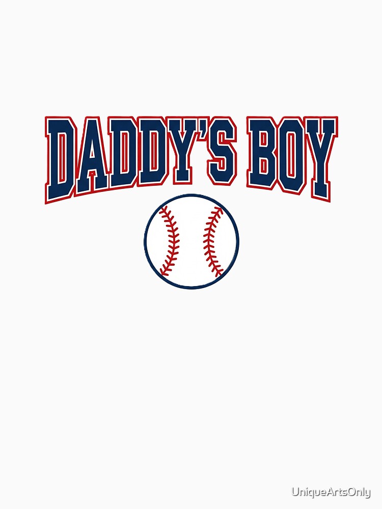 Daddy’s Boy Baseball Design | Sports Baby Outfit | Boy Shirt by UniqueArtsOnly