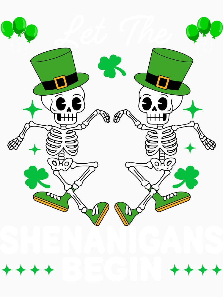 Kids St Patricks Day Skeleton by KroghDs