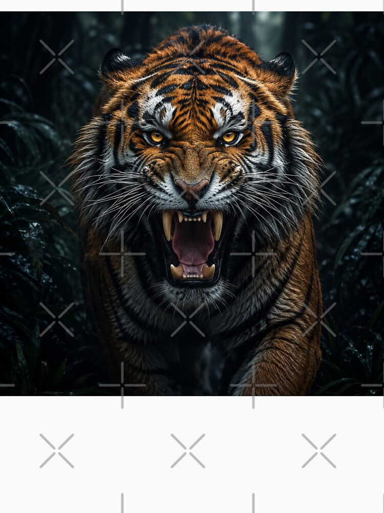 Roaring Tiger in the Jungle by Vexorask