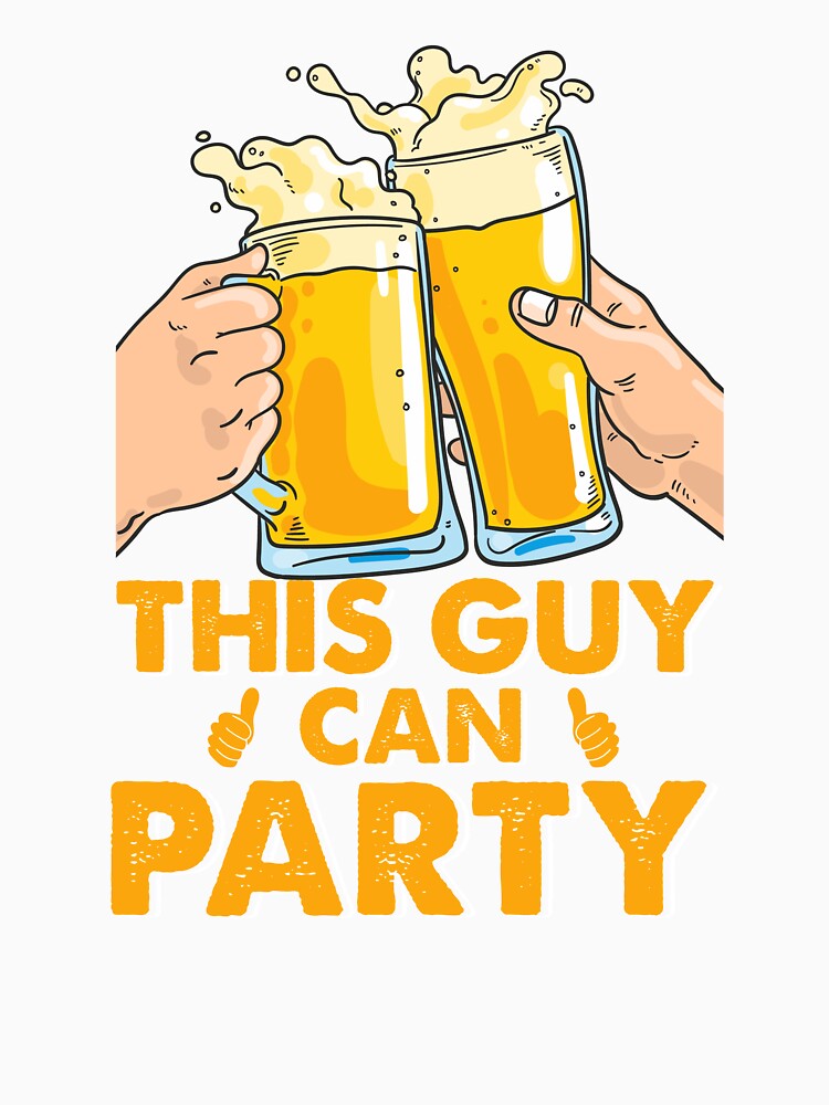 This Guy Can Party Funny Party Shirt by Retr0Tshirts