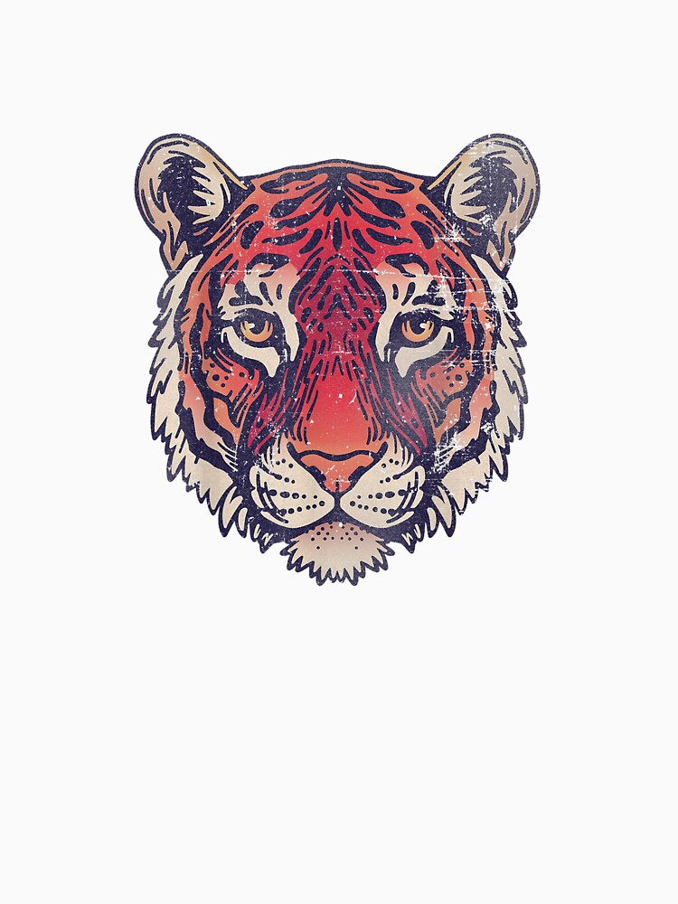 Tiger Tshirt, Tiger Lover Shirt, Vintage Tiger Tee, Tiger by nedrae