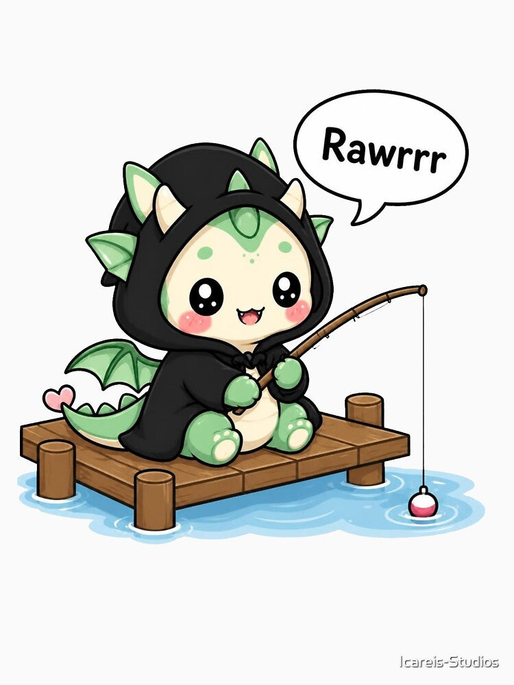 Tiny Dragon Fishing by Icareis-Studios
