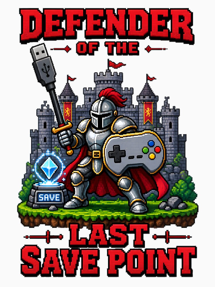 Arcade Fantasy Gamer Humor by RetroPixel Apparel