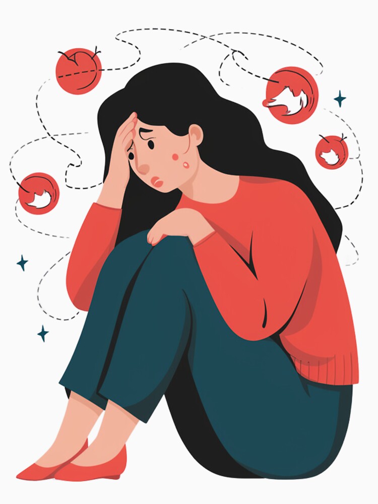 Sad Women Sitting by ForgetMee