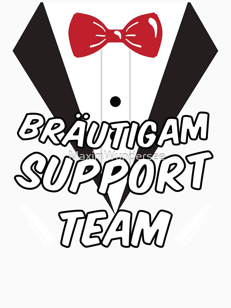Bachelor Party Groom Support Team by MaximWundersee
