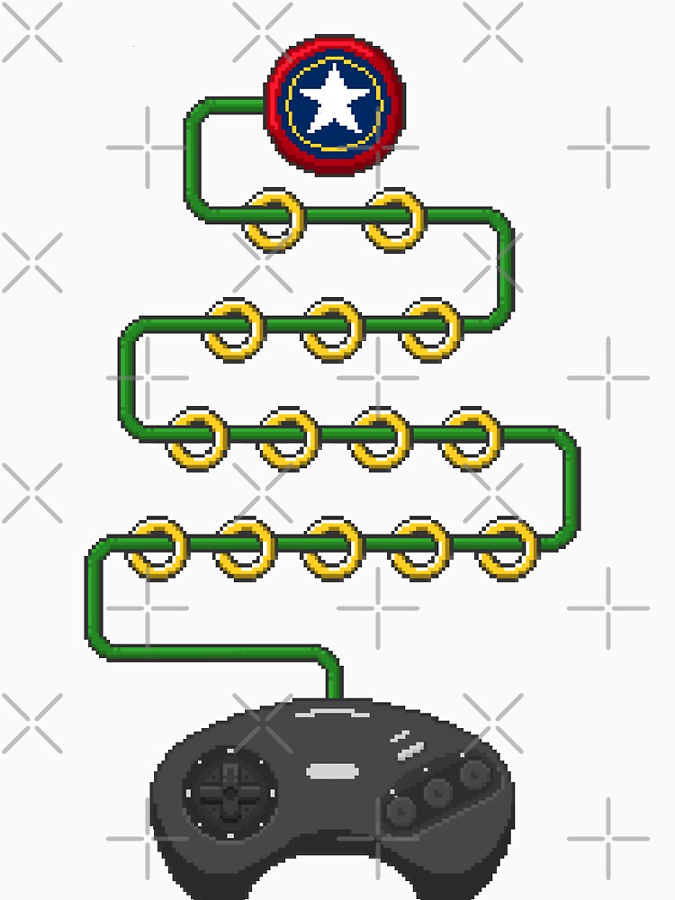 Pixel art christmas tree by gingerraccoon