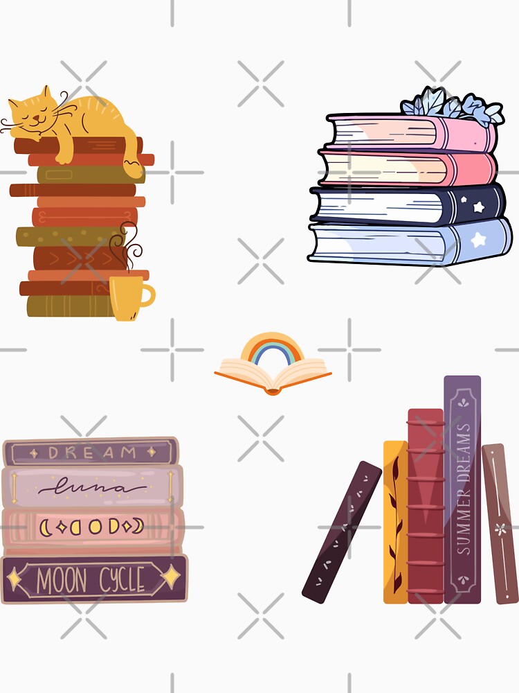 Book Stack Pack by Neadoodles