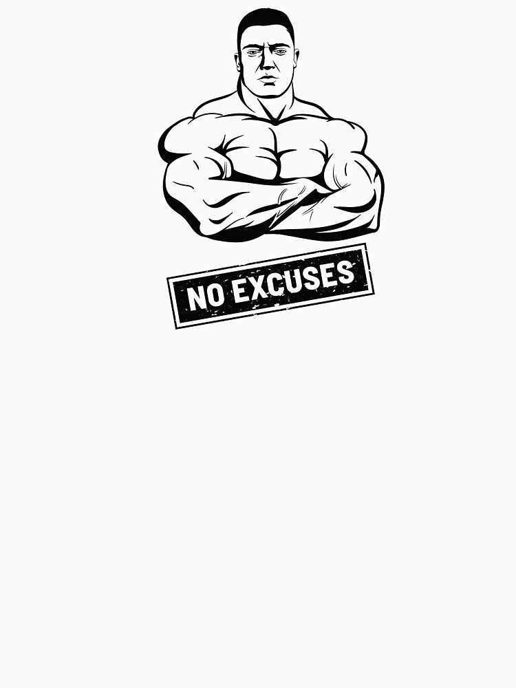 No excuses bodybuilding by ShirtWardrobe